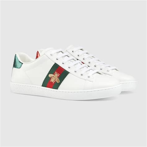 what shoes white sneaker girl gucci|original gucci bee sneakers.